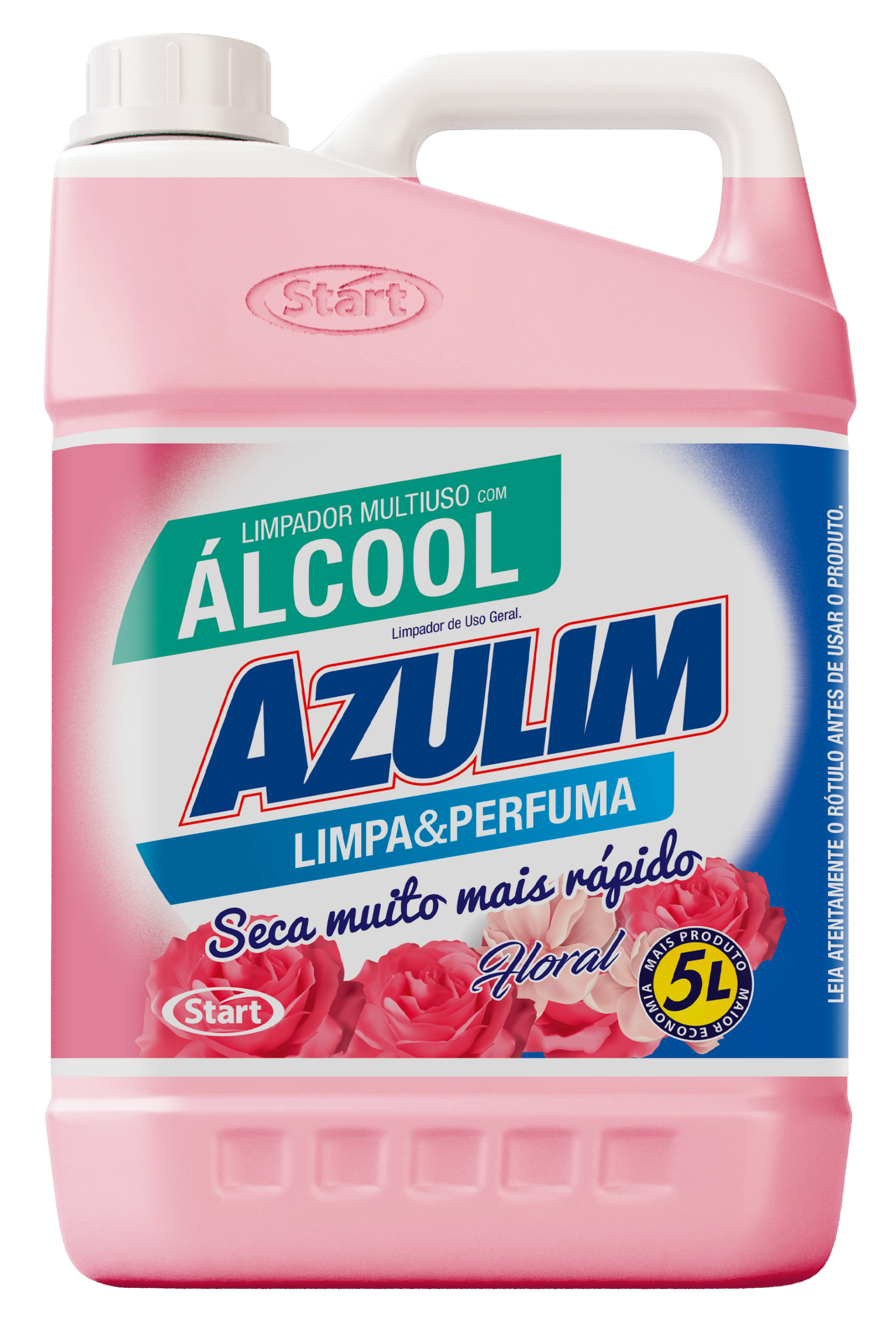 LIMPIADOR MULTIUSO AZULIM CON ALCOHOL FLORAL 4X5L