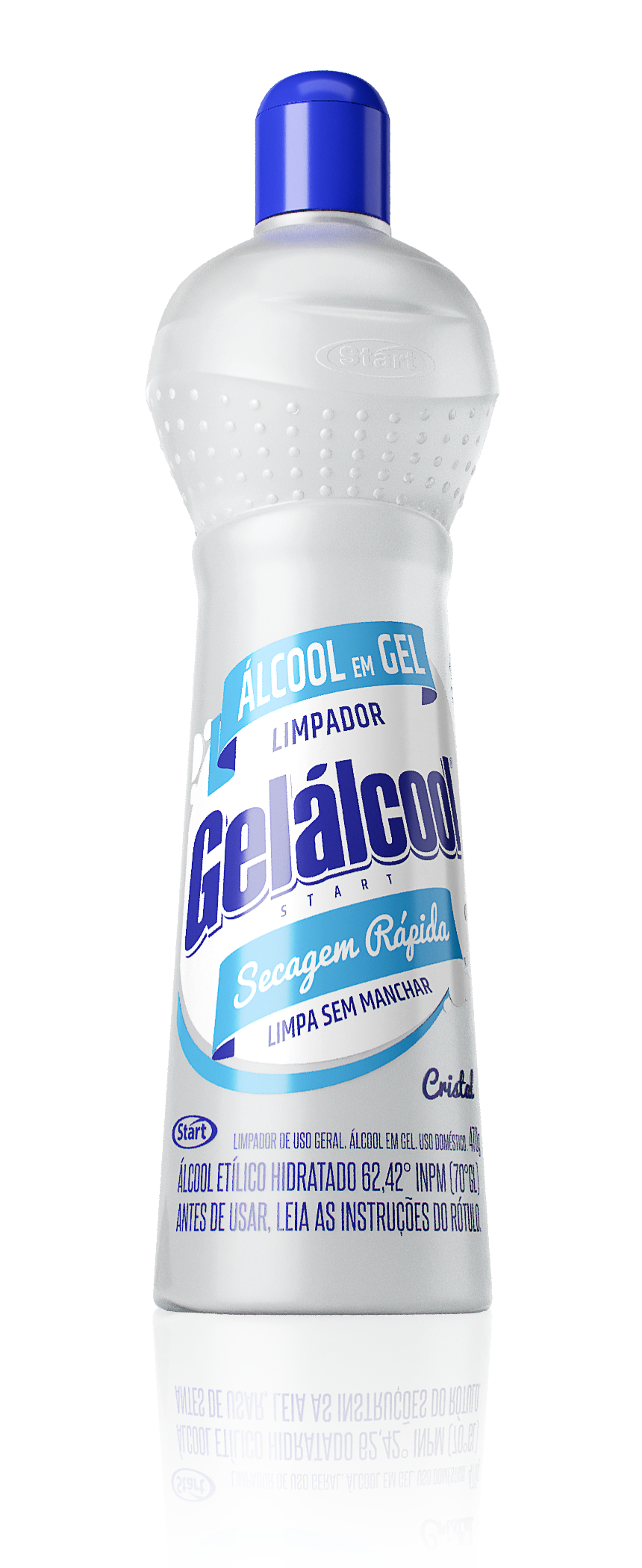 Gel Alcohol 62,4ºINPM Multiuso 470g Cristal