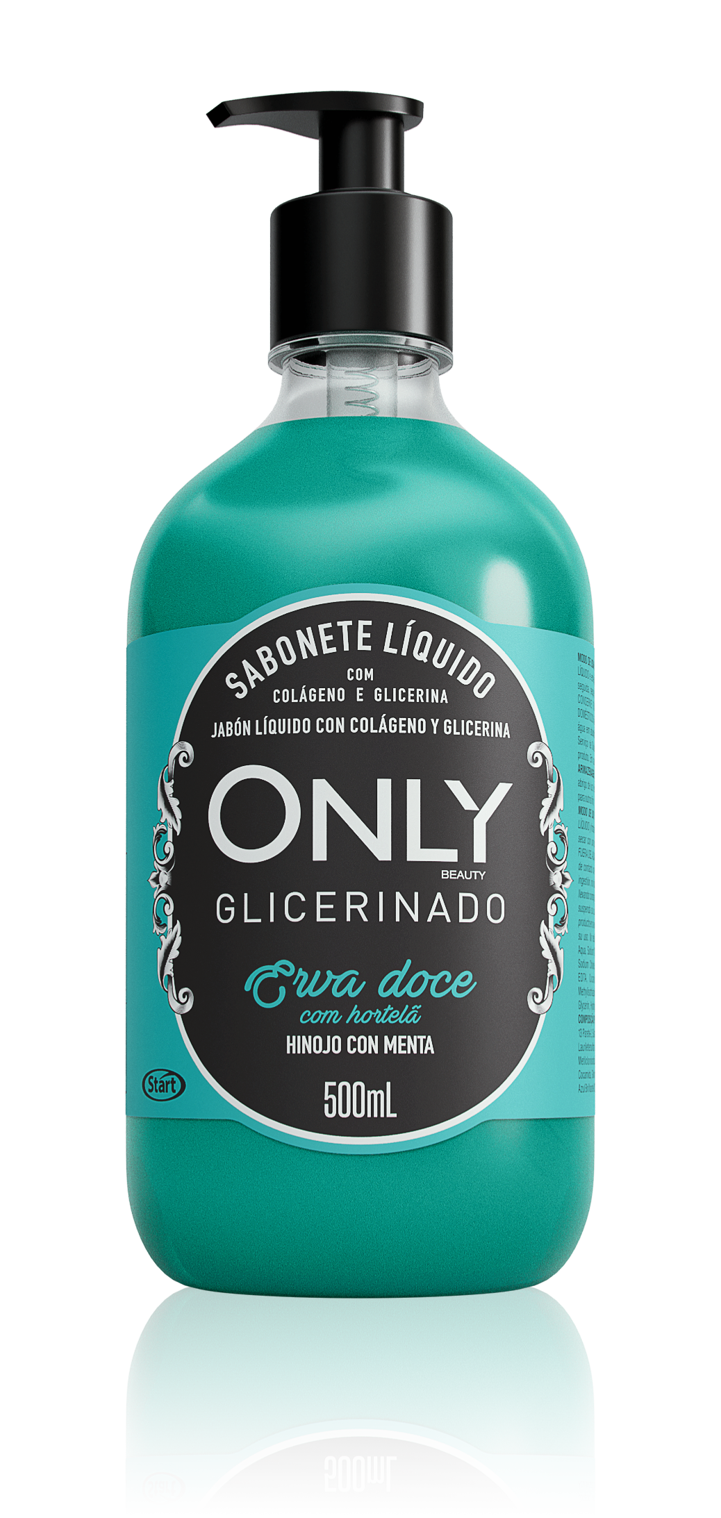 JABÓN LÍQUIDO ONLY HINOJO CON MENTA
