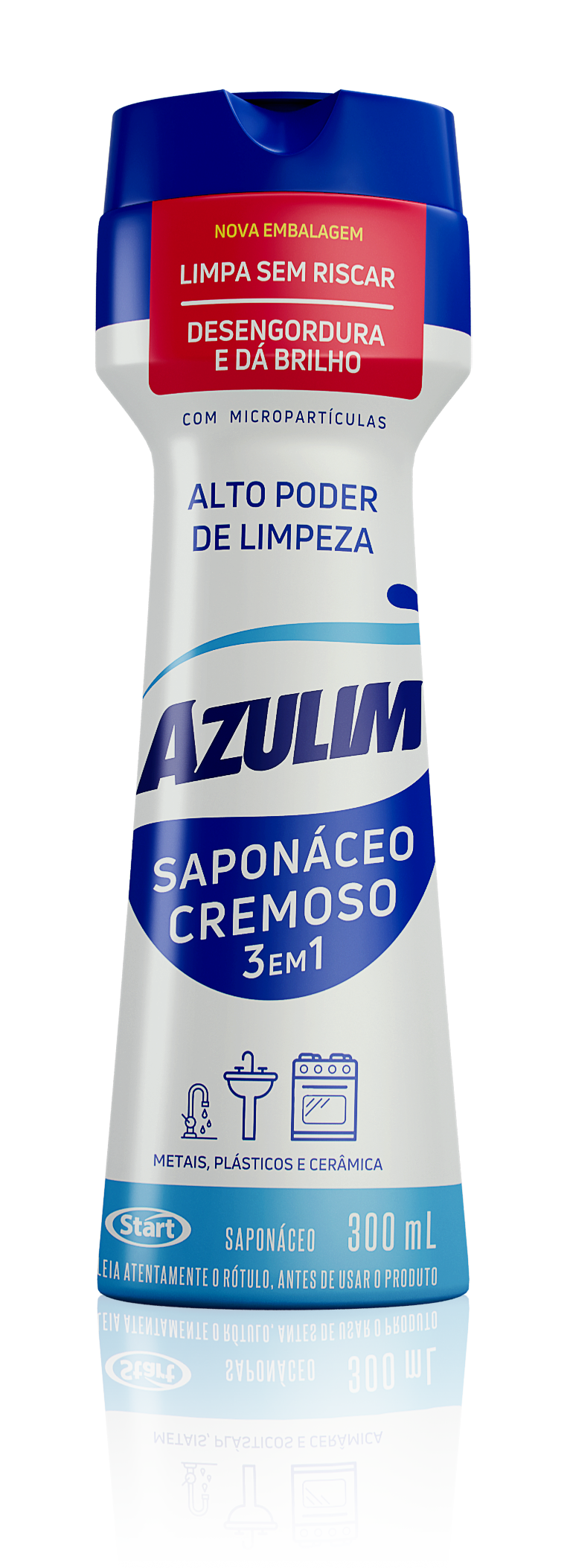 SAPONÁCEO CREMOSO AZULIM 12X300ML