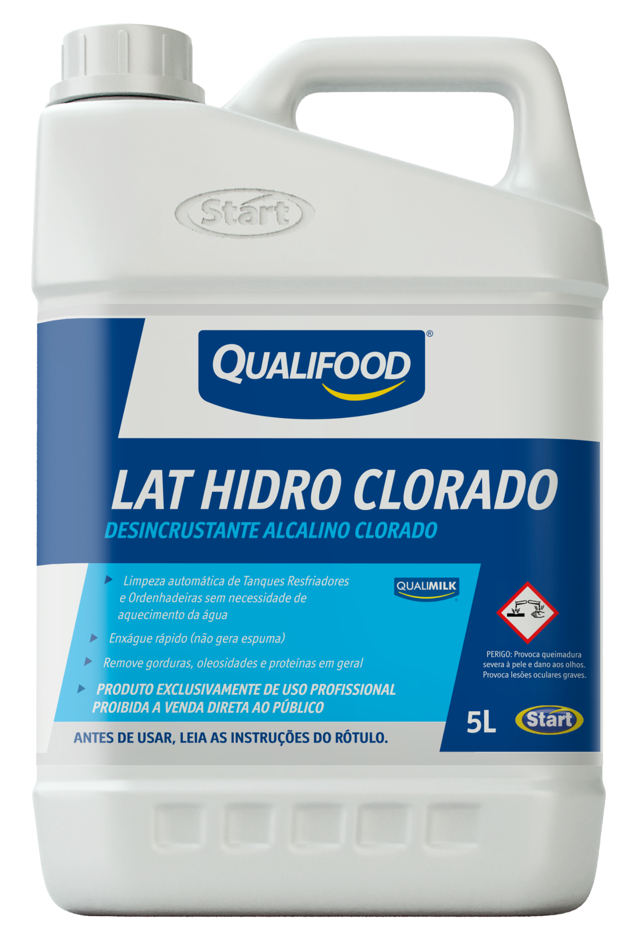 LAT HIDRO CLORADO QUALIFOOD 4X5L