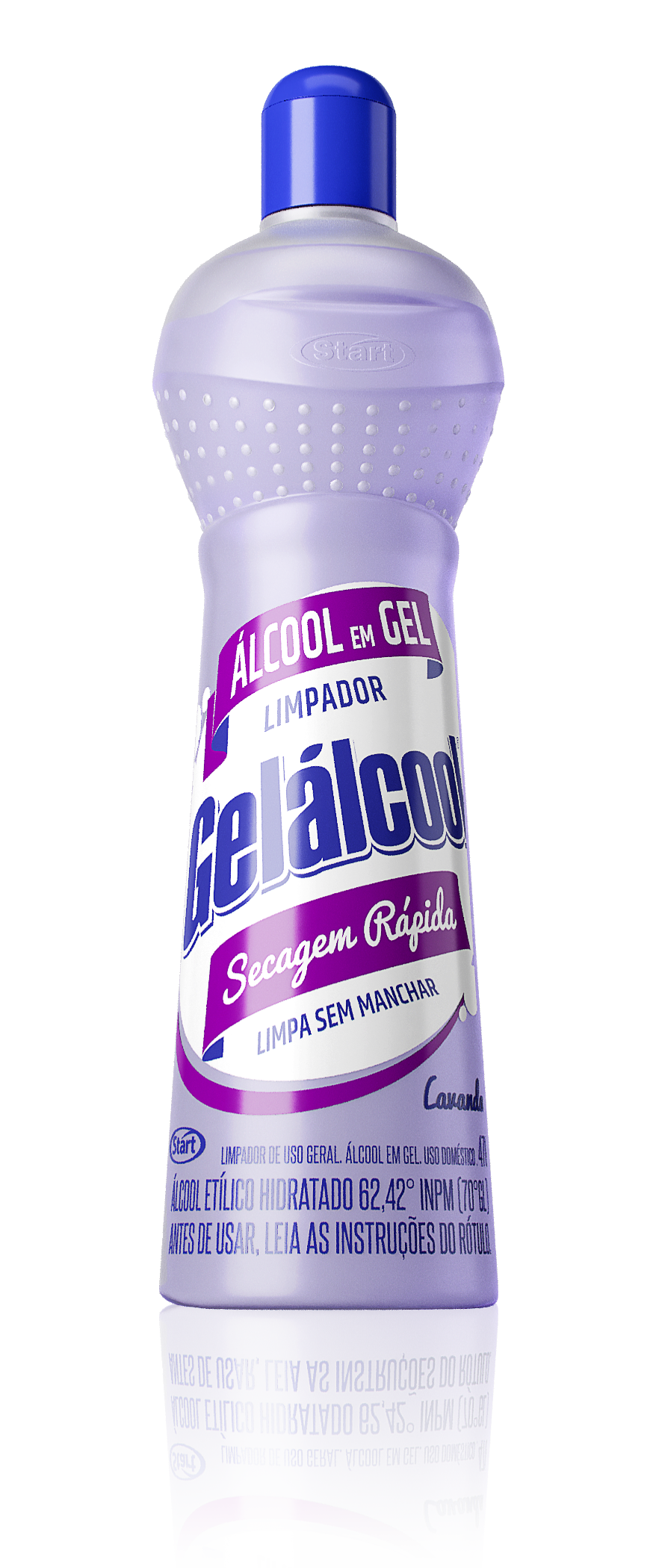 Gel Alcohol 62,4ºINPM Multiuso 470g Lavanda