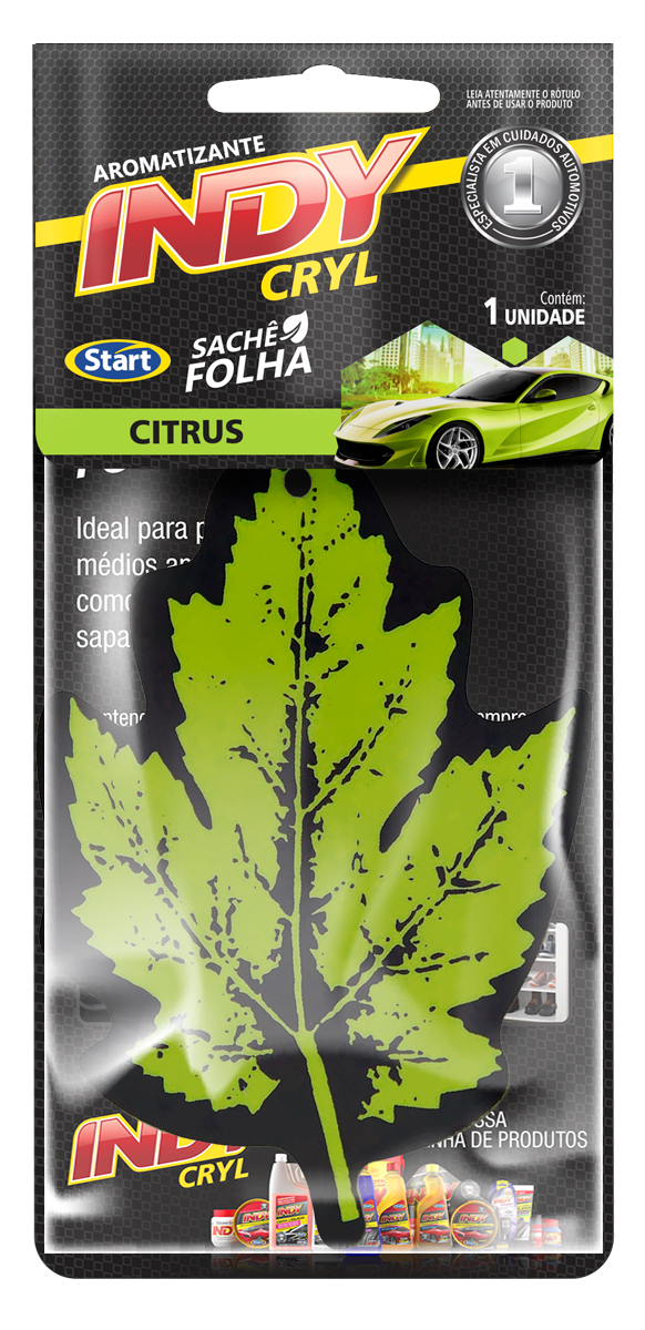 INDY AMBIENTADOR DE COCHE CÍTRICOS 6X1