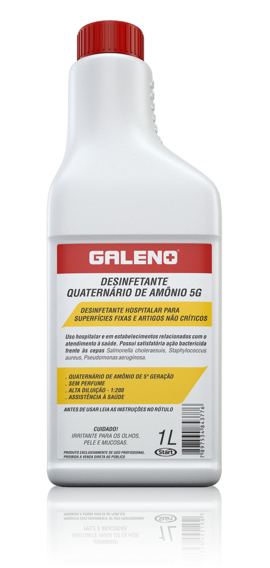 Quaternary Ammonium Disinfectant 5G Galeno 6x1L