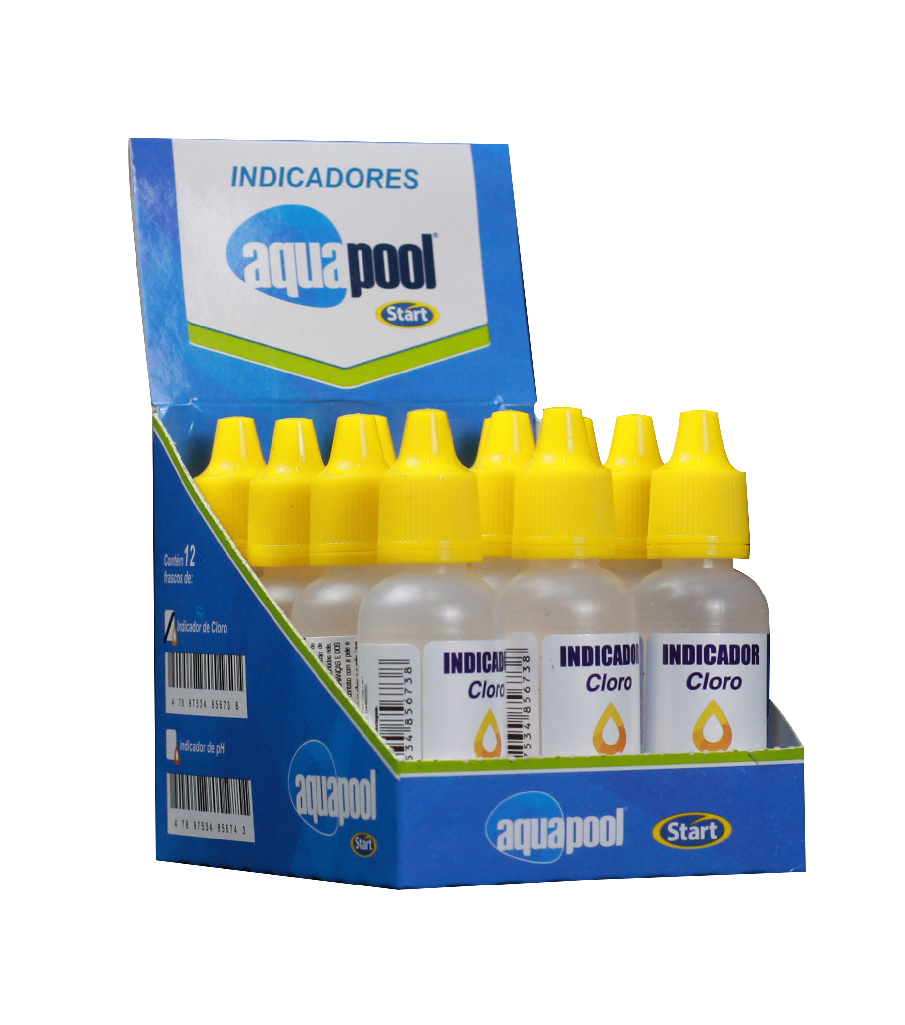 AQUAPOOL SOLUÇÃO 2 P/ ANÁLISE CLORO 12X23ML