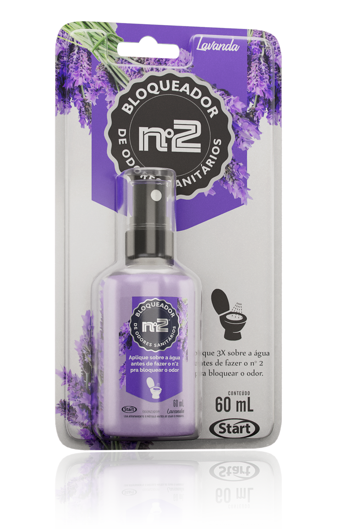 SANITARY ODOR BLOCKER N2 LAVENDER BLISTER 12X60ML