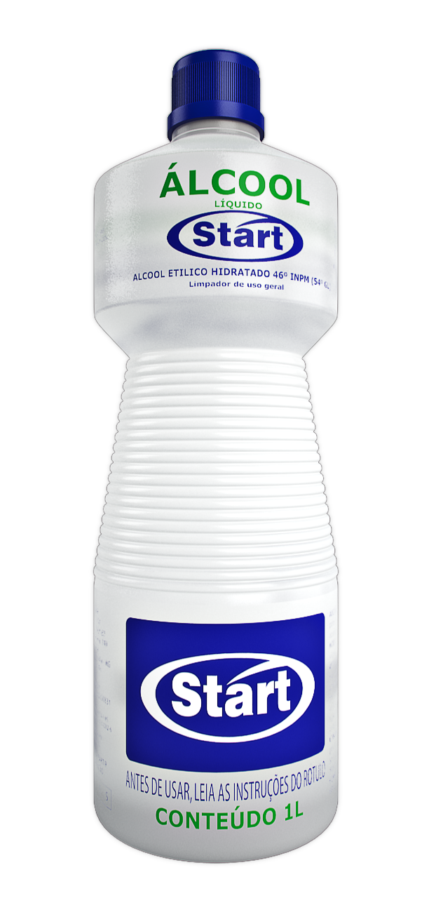 ÁLCOOL LÍQUIDO START DESNAT 46% 12X1L CX