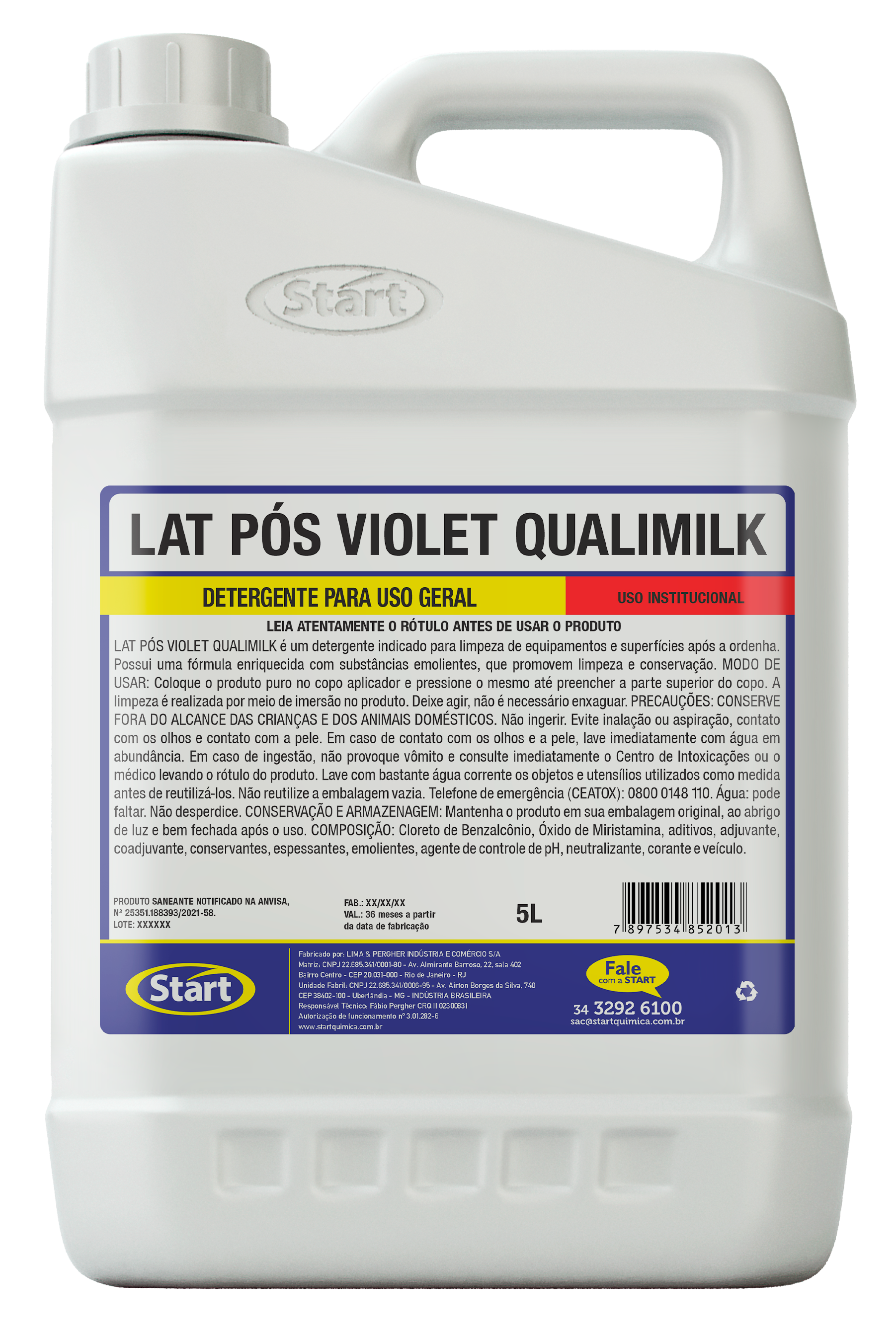 LAT POST VIOLETA QUALIMILK 4X5L