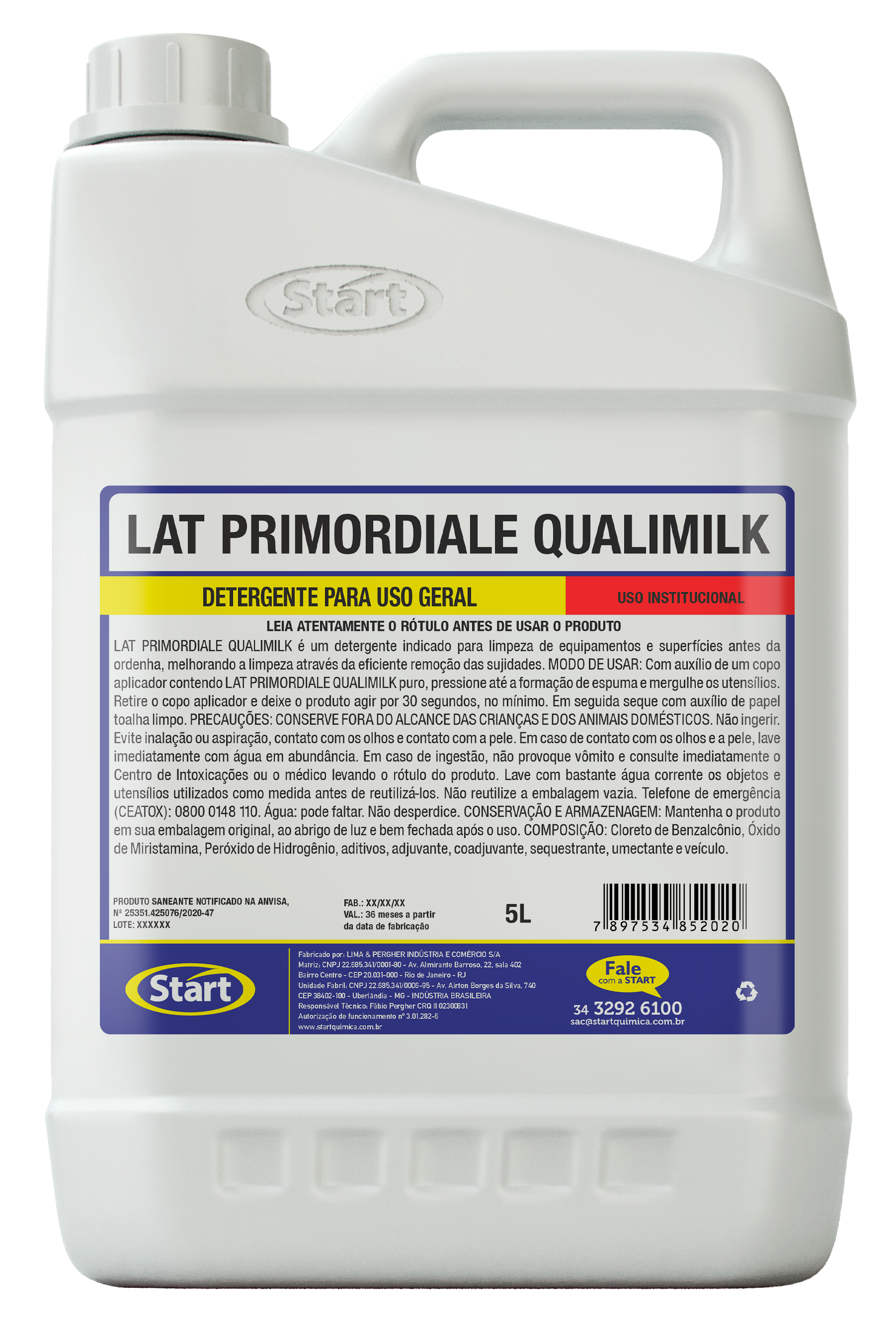 LAT PRIMORDIAL QUALIMILK 4X5L