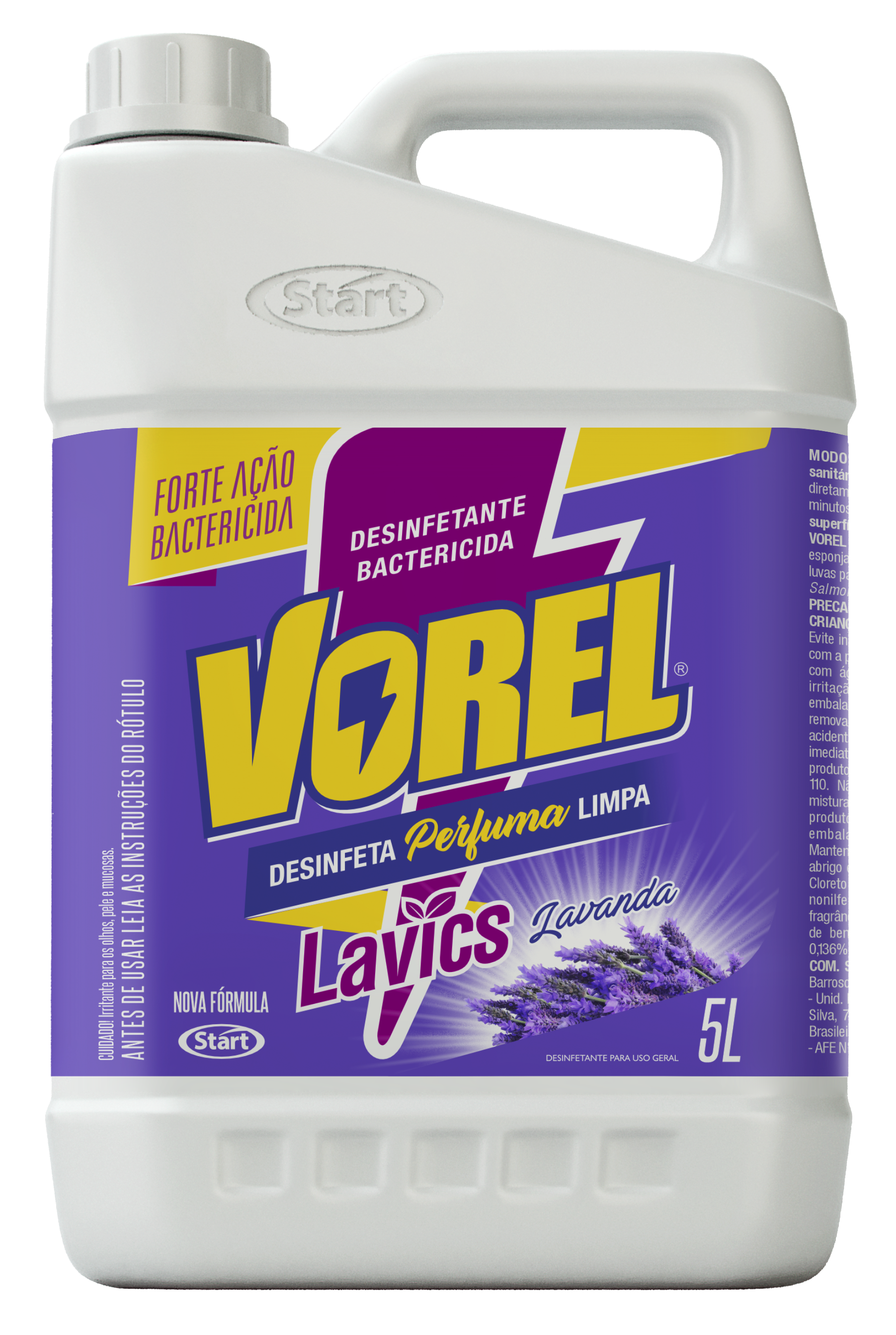 Desinfectante Vorel 4x5L Lavics Lavanda