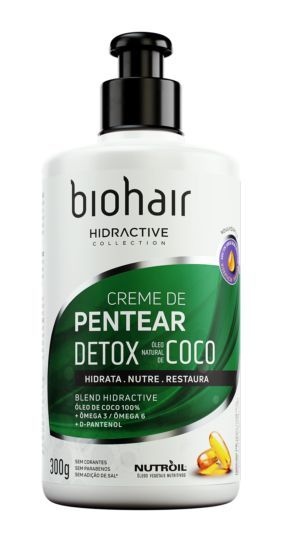 BIOHAIR HIDRACTIVE DETOX LEAVE-IN CREAM