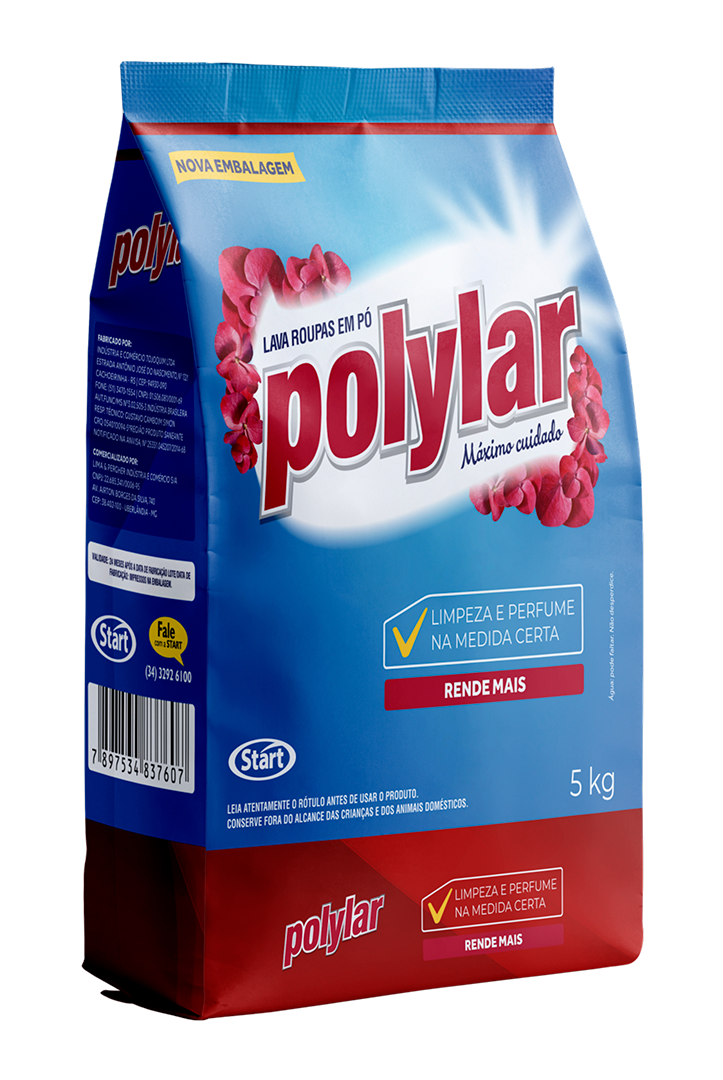 POLYLAR POWDER DETERGENT SACHET 4x5KG