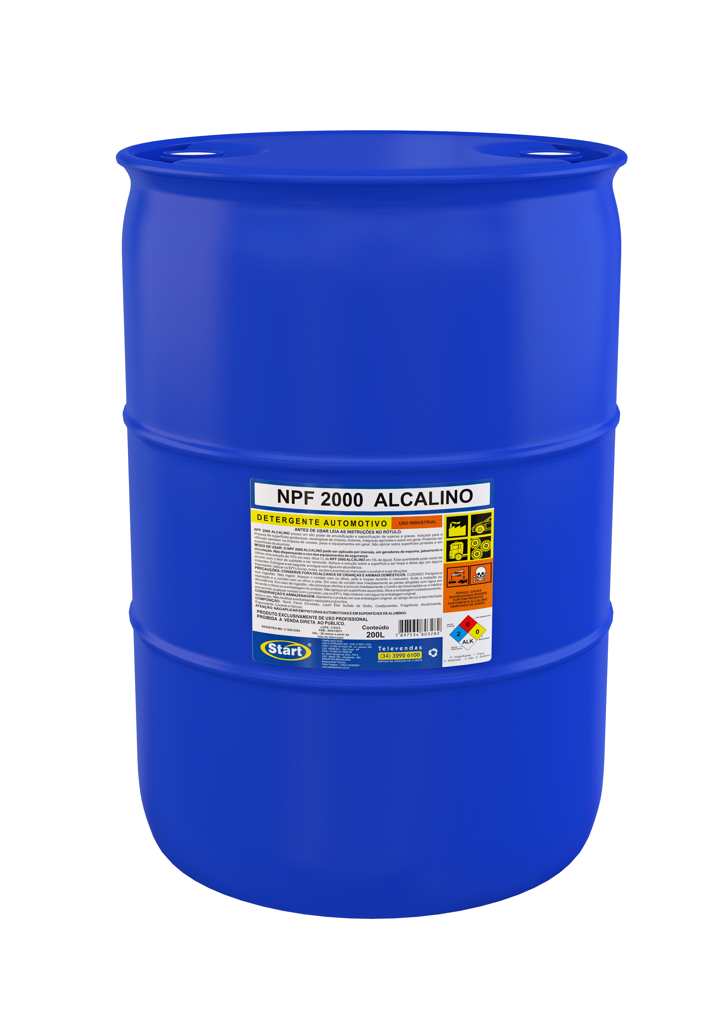 DETERGENTE AUTOMOTRIZ ALCALINO NPF 2000