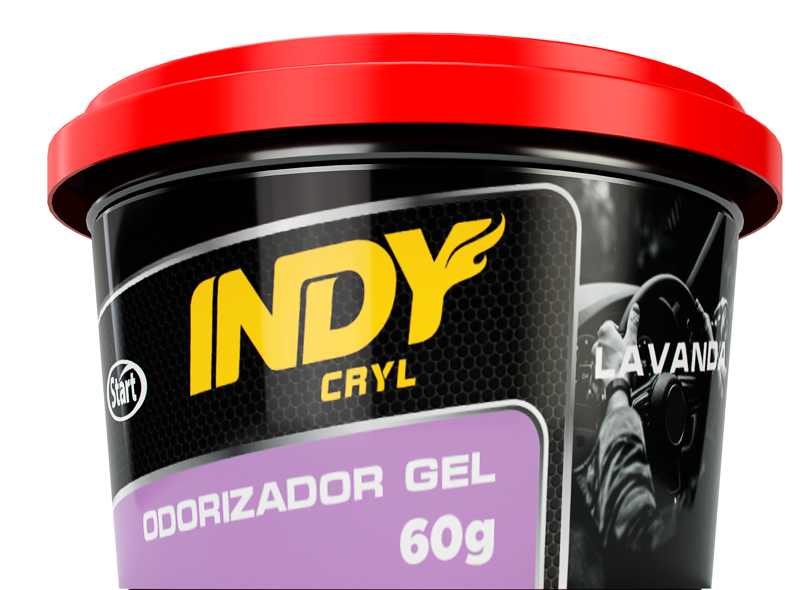 INDY AMBIENTADOR EN GEL LAVANDA 12X60G